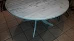 Ronde tafel landelyke styl diameter 1m30, Huis en Inrichting, Ophalen of Verzenden, Zo goed als nieuw