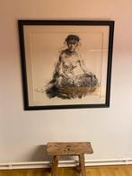 Originele gesigneerd kunstwerk van Piet Peere, Ophalen, Zo goed als nieuw, Tekening