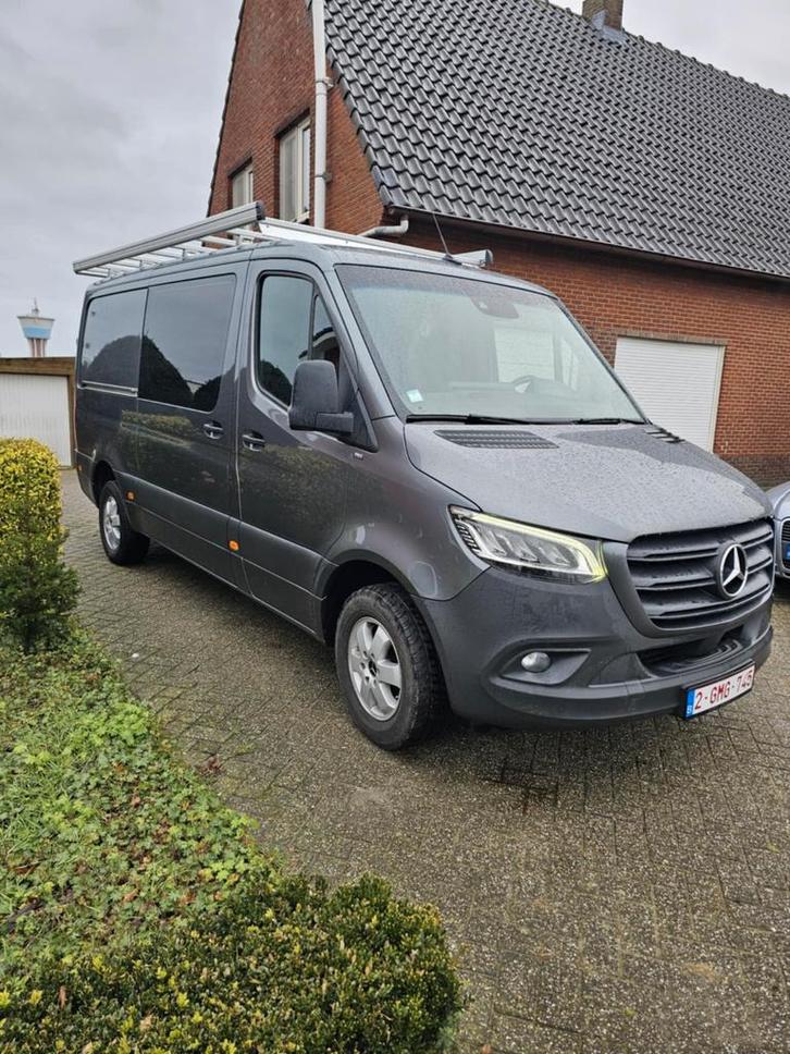 Mercedes-Benz Sprinter Dubbele Cabine – 2019 – 6 Zitplaatsen, Autos, Camionnettes & Utilitaires, Particulier, Mercedes-Benz, Enlèvement
