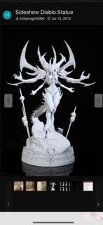 Sideshow Diablo Artist Proof Series zeldzaam Blizzard, Collections, Statues & Figurines, Fantasy, Enlèvement, Neuf