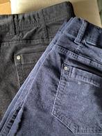 Zwarte en blauwe basic fluwelen broek - maat 40, Taille 38/40 (M), Comme neuf, C&A, Noir
