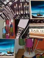 Set 96 ROBBE & BERKING+MARINE Schilderij+VINTAGE VERLICHTING, Ophalen