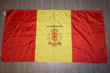 drapeau de football KV Mechelen - 126 cm x 67 cm