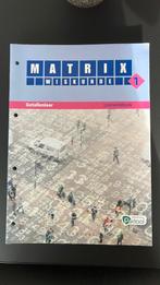 Schoolboek Matrix Wiskunde 1 Getallenleer Leerwerkboek, Ophalen, Zo goed als nieuw, Wiskunde A