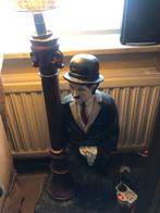 charlie chaplin staande lamp, Huis en Inrichting, Lampen | Tafellampen, Zo goed als nieuw, 50 tot 75 cm, Ophalen