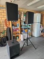 Dynacord geluidset, Audio, Tv en Foto, Luidsprekerboxen, Gebruikt, 120 watt of meer, Front, Rear of Stereo speakers, Ophalen