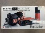 Focusrite Solo Studio Recording Pack - opname muziek, Muziek en Instrumenten, Ophalen, Zo goed als nieuw
