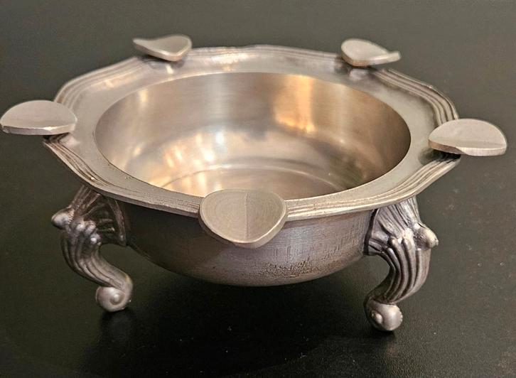 pure tinnen asbak, Antiek en Kunst, Antiek | Tin, Ophalen