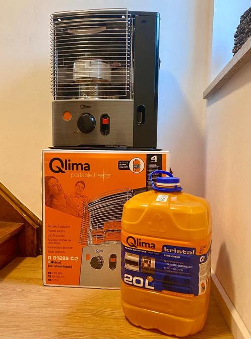 verwarming Qlima Wiekkachel R 8128S C-2 RVS/zwart, Doe-het-zelf en Bouw, Verwarming en Radiatoren, Zo goed als nieuw, Kachel, 800 watt of meer