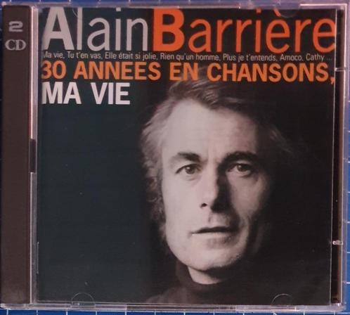 2CD Alain Barrière - Ma Vie, CD & DVD, CD | Francophone, Comme neuf, Enlèvement ou Envoi