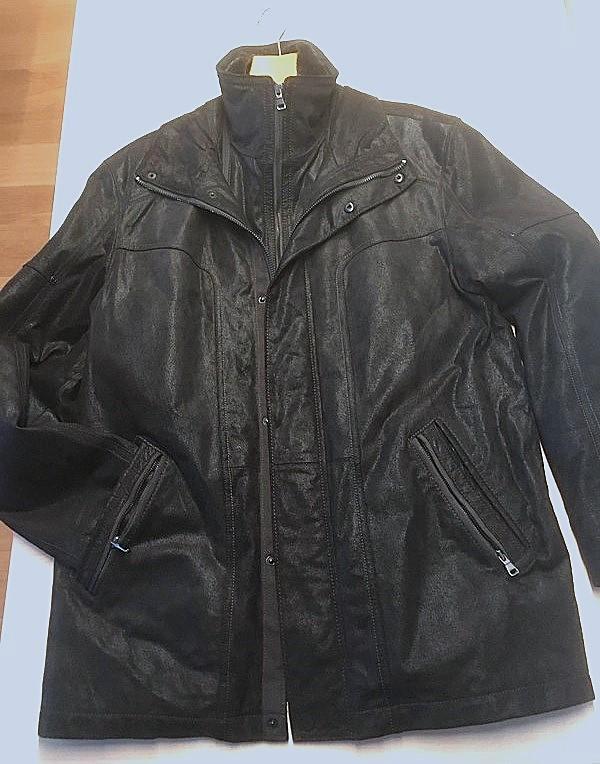 Donkerbruine rundsleder jas Bronson maat 56, Kleding | Heren, Jassen | Winter, Zo goed als nieuw, Maat 56/58 (XL), Bruin, Ophalen of Verzenden