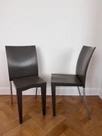 Acht stoelen MISS GLOBAL van STARCK KARTELL ITALY 9'ties, Huis en Inrichting, Stoelen, Vijf, Zes of meer stoelen, Metaal, Bruin