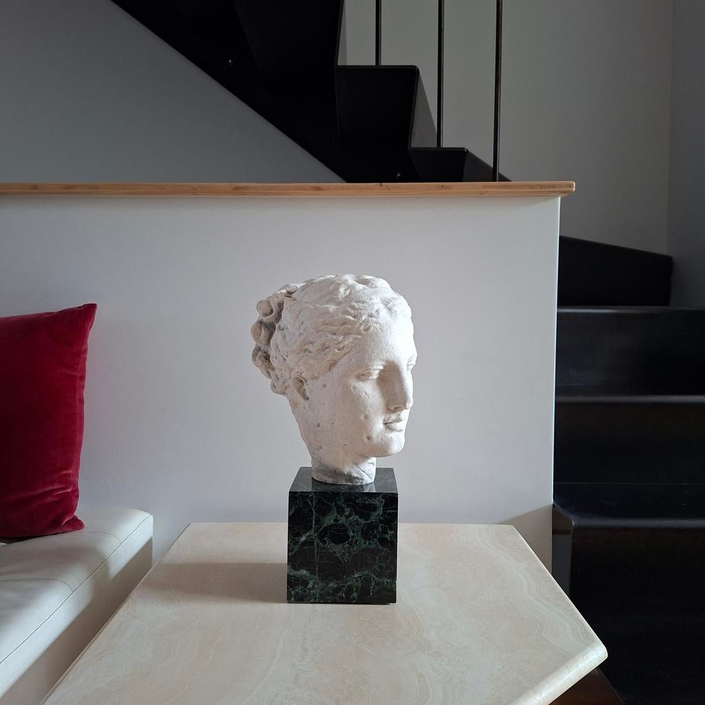 Vormgeving van de godin Hygia, Ophalen