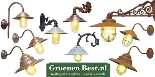 Nieuwe landelijke buitenlampen buitenverlichting stallampen, Antiek en Kunst, Antiek | Verlichting, Ophalen of Verzenden