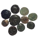 10 Antieke munten lot (antiek Griekenland & Romeinse Rijk), Postzegels en Munten, Ophalen of Verzenden, Overige landen, Setje
