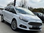 Ford S-Max 2.0 TDCi AWD BOITE AUTO 7 PLACES PANO CRUISE CUIR, Autos, Cuir, Argent ou Gris, Euro 6, Entreprise