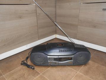 Sanyo CD, radio, lecteur de cassettes, Enlèvement ou Envoi, Utilisé, Radio, Avec lecteur de CD