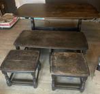 vintage tafel, ercol 1970, Ophalen, Gebruikt, 50 tot 100 cm, 150 tot 200 cm