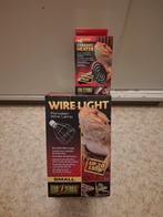 Porcelain wire lamp + ceramic heater van exo terra
