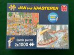 Jan Van Haasteren puzzels. 2 x 1000 stukjes, Ophalen, 500 t/m 1500 stukjes, Gebruikt, Legpuzzel