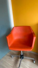 Retro bureaustoel, Ophalen, Gebruikt, Oranje, Bureaustoel