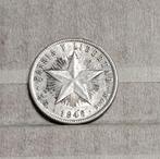 munt Cuba 20 centavos 1948 zilver 0,900, Postzegels en Munten, Munten | Amerika, Zilver, Ophalen of Verzenden