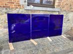 Vitres en verre bleu., Bricolage & Construction, Enlèvement, Utilisé, Moins de 80 cm, 80 à 120 cm