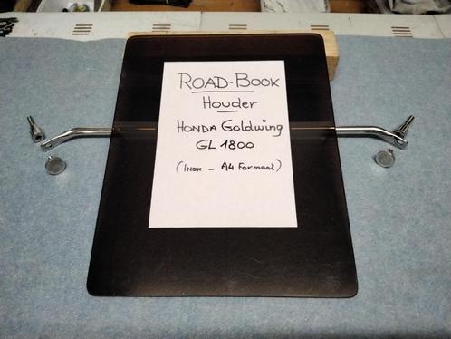 GOLDWING GL1800 : Roadbook-houder (A4) Inox (izgst), Motoren, Accessoires | Navigatiesystemen, Ophalen of Verzenden