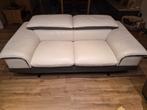 3zit en 2zit leder salon  wit grijs  italiaans, Huis en Inrichting, Ophalen, Zo goed als nieuw