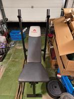 fitness bank met gewichten, Sport en Fitness, Fitnessmaterialen, Ophalen, Gebruikt