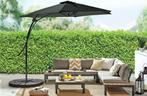Feel Furniture Hangparasol - 3 meter - Donkergrijs, Tuin en Terras, Ophalen, Nieuw, Stokparasol