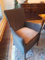 set 4 chaises + 2 chaises bras, Maison & Meubles, Landelijk/modern, Brun, Autres matériaux, Enlèvement