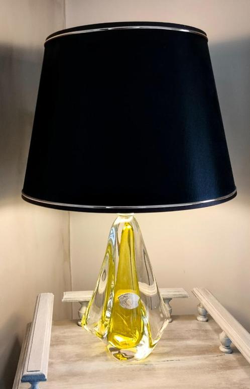 Vintage Val Saint Lambert  tafellamp, Huis en Inrichting, Woonaccessoires | Overige, Gebruikt, Ophalen of Verzenden