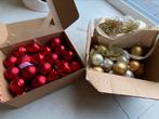 Kerstballen: rood , wit , goud, Diversen, Kerst, Ophalen, Zo goed als nieuw
