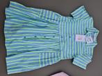 blauw kleedje met groene strepen, Blue Bay, 140 NIEUW, Enfants & Bébés, Vêtements enfant | Taille 140, Enlèvement ou Envoi, Comme neuf