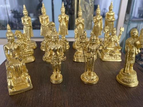 20 Exclusieve fijn gedetailleerde koper/messing miniaturen, Huis en Inrichting, Woonaccessoires | Boeddhabeelden, Gebruikt, Ophalen of Verzenden