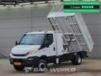 Iveco Daily 72C18 3.0L Kipper met Kist Dubbellucht 3,5t Trek, Auto's, Electronic Stability Program (ESP), Stof, Gebruikt, Euro 6