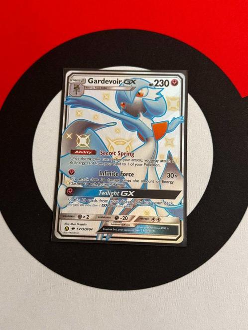 Pokémon - Hidden Fates - Gardevoir GX (SV75/SV94) - NM, Hobby en Vrije tijd, Verzamelkaartspellen | Pokémon, Zo goed als nieuw