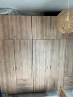 Garde robe 3+2 portes et surmeubles, Maison & Meubles, Enlèvement, Utilisé, Chêne