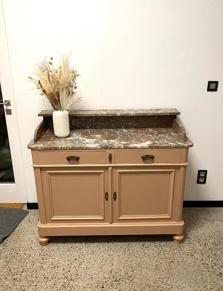 Roze marmeren kastje, Huis en Inrichting, Kasten | Dressoirs, Ophalen