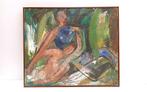 ANNA STARITSKY (1908-1981) dubbel schilderij, Ophalen of Verzenden