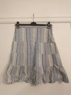 Licht blauwe . wit gestreepte rok - Hampton Bays - maat 40, Kleding | Dames, Rokken, Maat 38/40 (M), Blauw, Ophalen of Verzenden