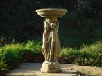 Vogelbad - Vase de jardin sur écran - Pierre moulée anglaise, Jardin & Terrasse, Enlèvement ou Envoi, Neuf