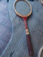 2 raquettes de tennis en bois/vintage, Enlèvement ou Envoi