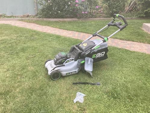 Grasmaaier op batterijen, Tuin en Terras, Grasmaaiers, Zo goed als nieuw, Accu-grasmaaier, 40 t/m 49 cm, Cirkelmaaier, Elektrische starter