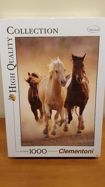 Puzzel met paarden beschikbaar voor biedingen