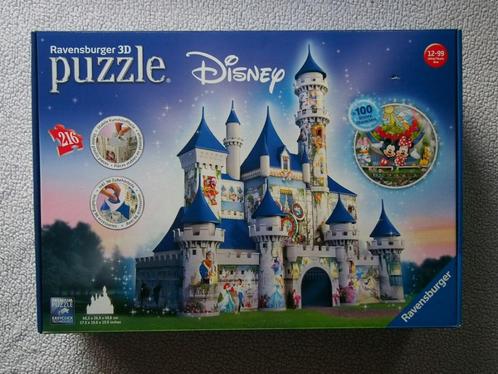 3D puzzel kasteel van ravensburger, Hobby en Vrije tijd, Denksport en Puzzels, Zo goed als nieuw, Rubik's of 3D-puzzel, Minder dan 500 stukjes