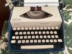 Donkerblauwe vintage Remington typemachine, Diversen, Typemachines, Ophalen, Gebruikt