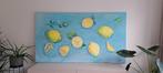 Stretched canvas "Lemons" 180*100 Acryl, Ophalen