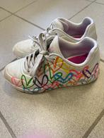 Sneakers sportschoenen skechers wit en color art maat 36, Gebruikt, Meisje, Sportschoenen, Skechers
